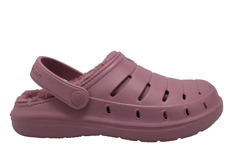 Rugged Shark Women's Faux Fur Clog Shoes, Available in Sizes: 6-11