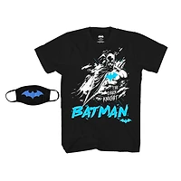 T-shirt et masque pour homme Batman The Dark Knight