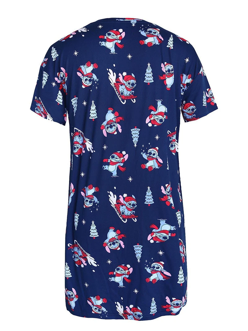 CHEMISE DE NUIT - ADULTES - FEMMES - LILO & STITCH Tailles : TP-TG