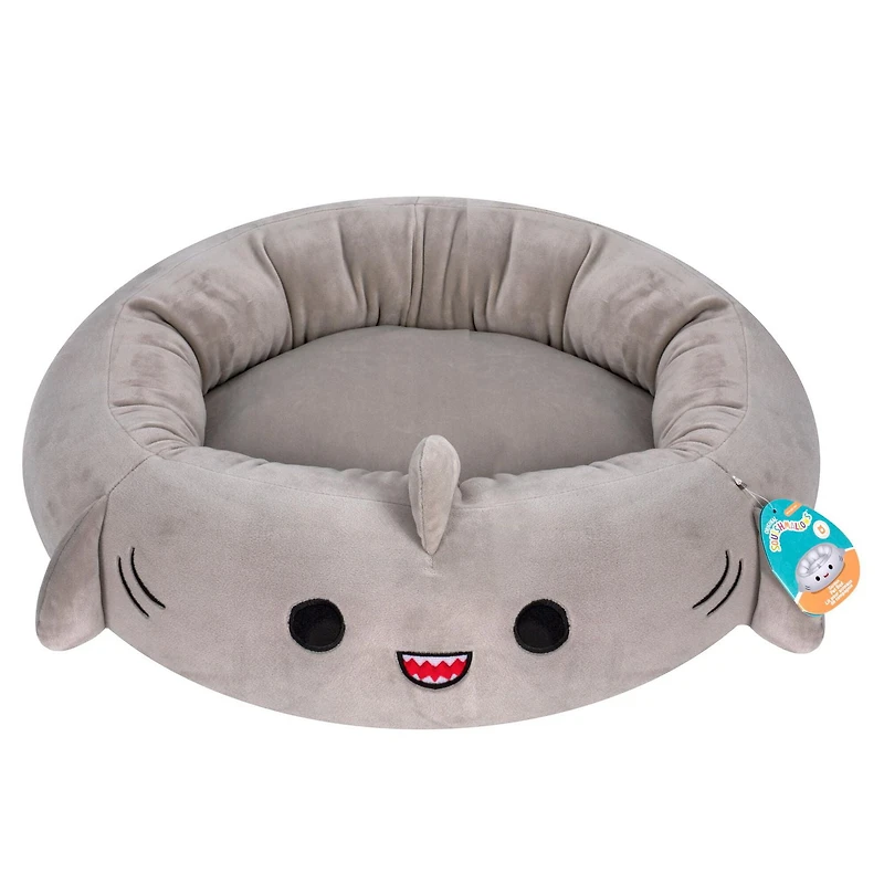 Squishmallows Dog and Cat Bed - Gordon le requin (Plusieurs tailles) Les adorables et compressibles Squishmallows !