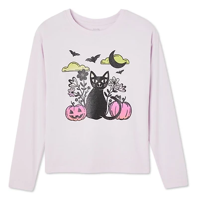George Girls' Halloween Long Sleeve Tee