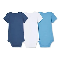 George Baby Boys' Bodysuit 3-Pack, Sizes 0-12 months