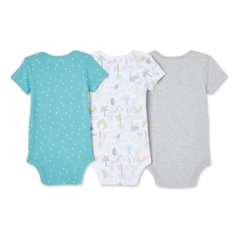 Lot de 3 cache-couches George collection non genrée pour nourrissons Tailles 0-12 mois