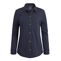 CHAPS-LONG SLEEVE KNIT SHIRT-