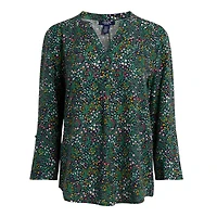 CHAPS-SPLIT NECK TOP