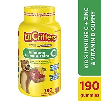 L'il Critters Immune C Plus Zinc Gummy Vitamins, L'il Critters Immune C+ Zinc Gummy Vitamins