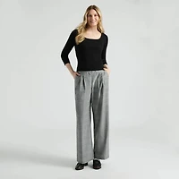 Mexx Women’s Pull-On Wide Leg Stretch Pant, XS-XXL