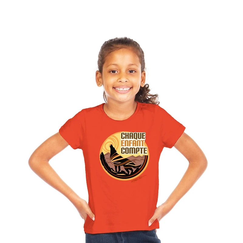 Indigenous Proud Kids Every Child Matters Tee - French