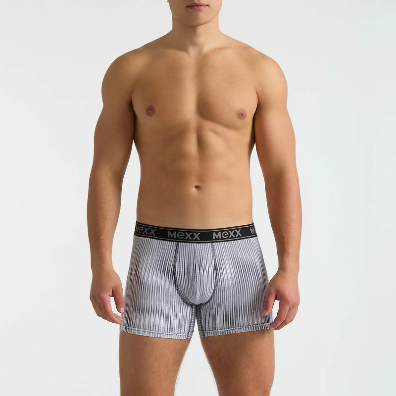 Mexx Hommes - Paquet de 3 caleçons avec élastiques marqués S-XL