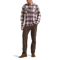 Wrangler Plaid en sergé brisé de volume