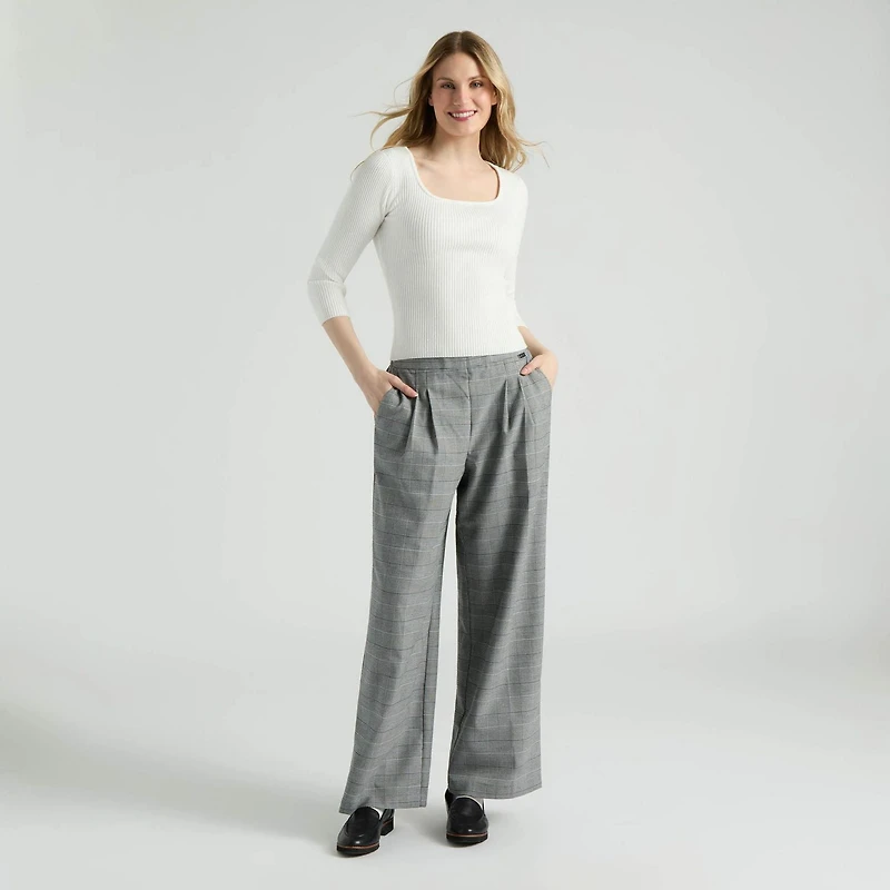 Mexx Women’s Square Neck ¾ Sleeve Sweater