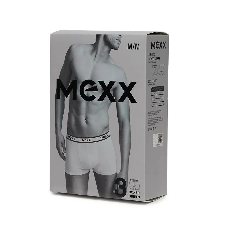 Mexx Hommes - Paquet de 3 caleçons avec élastiques marqués