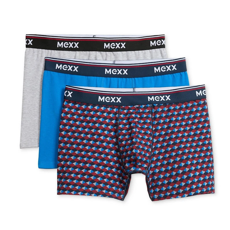 Mexx Hommes - Paquet de 3 caleçons avec élastiques marqués