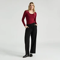Mexx Women’s Long Sleeve Round Neck Bodysuit, XS-XXL