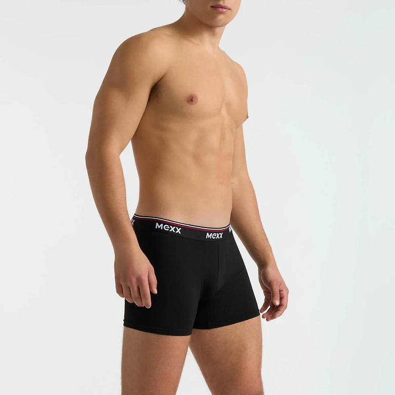 Mexx Hommes - Paquet de 3 caleçons avec élastiques marqués S-XL