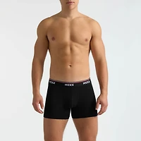 Mexx Men’s 3-Pack Boxer Briefs with Branded Elastic, S-XL