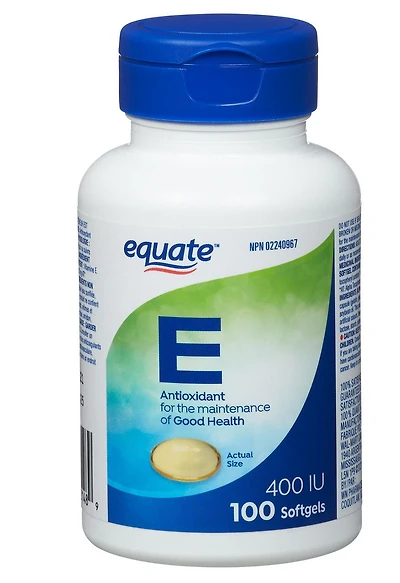 Equate vitamine 400IU 100 Gélules