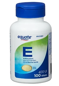 Equate Vitamin E 400IU, 100 Softgels