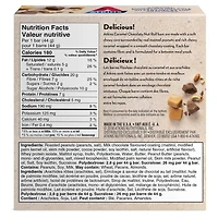 Barre-collation au rouleau chocolaté au caramel et aux arachides Atkins