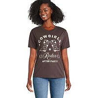 The Pink Closet Women's Cowgirls Tee, Sizes XS-XL