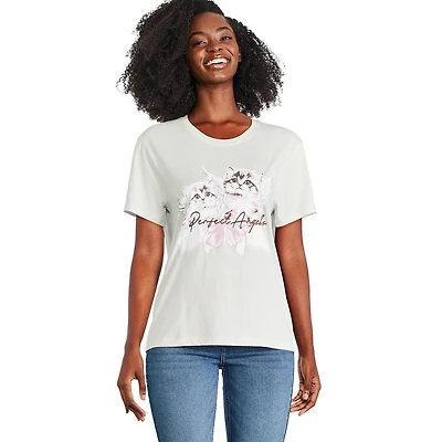 The Pink Closet Women's Perfect Angels Tee, Sizes XS-XL