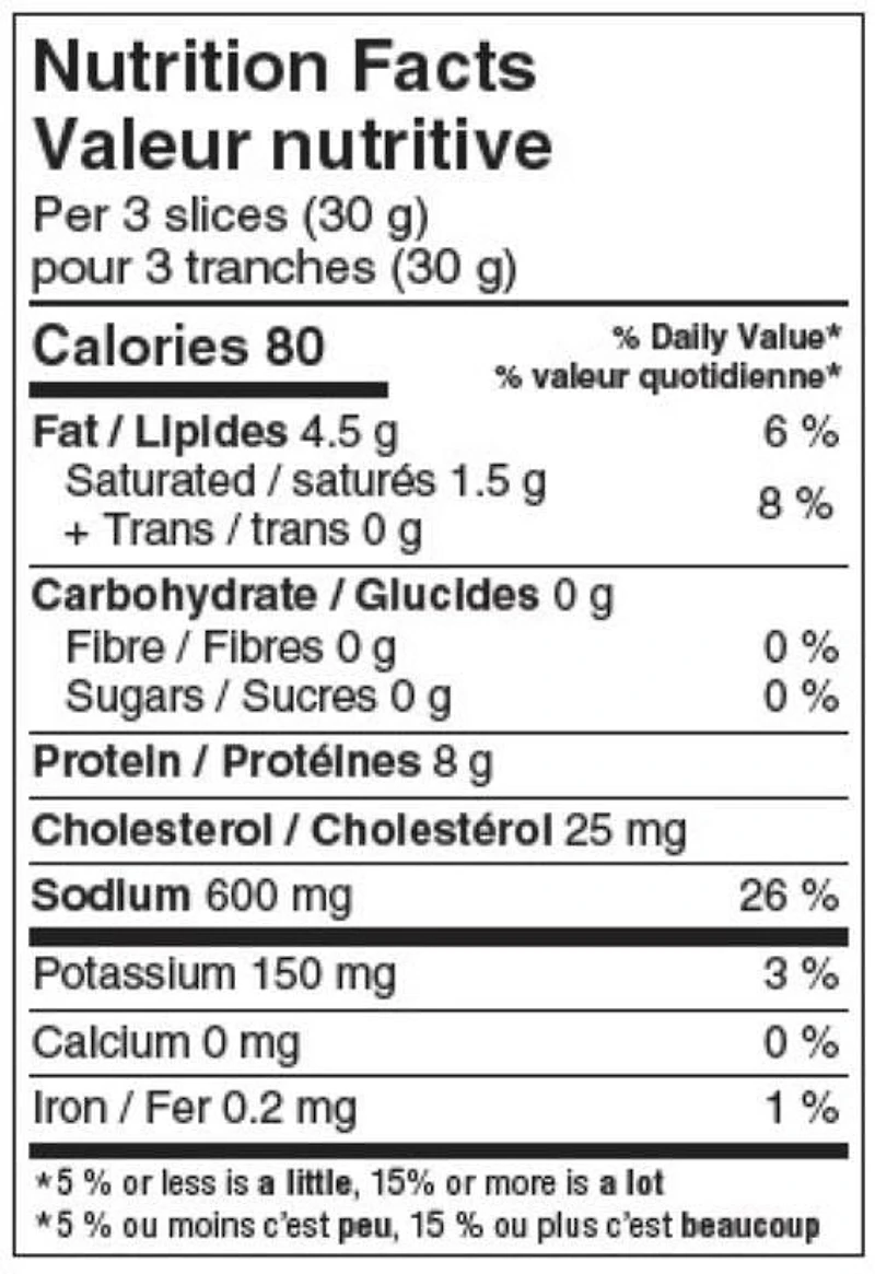 San Daniele Prosciutto Sans Lactose / Sans Gluten / 200g