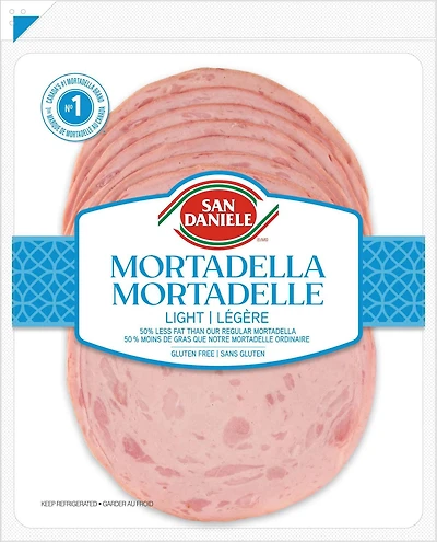 San Daniele Gluten Free Sliced Light Mortadella, 175 g