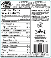 Mortadelle légère tranchée San Daniele sans gluten 175g