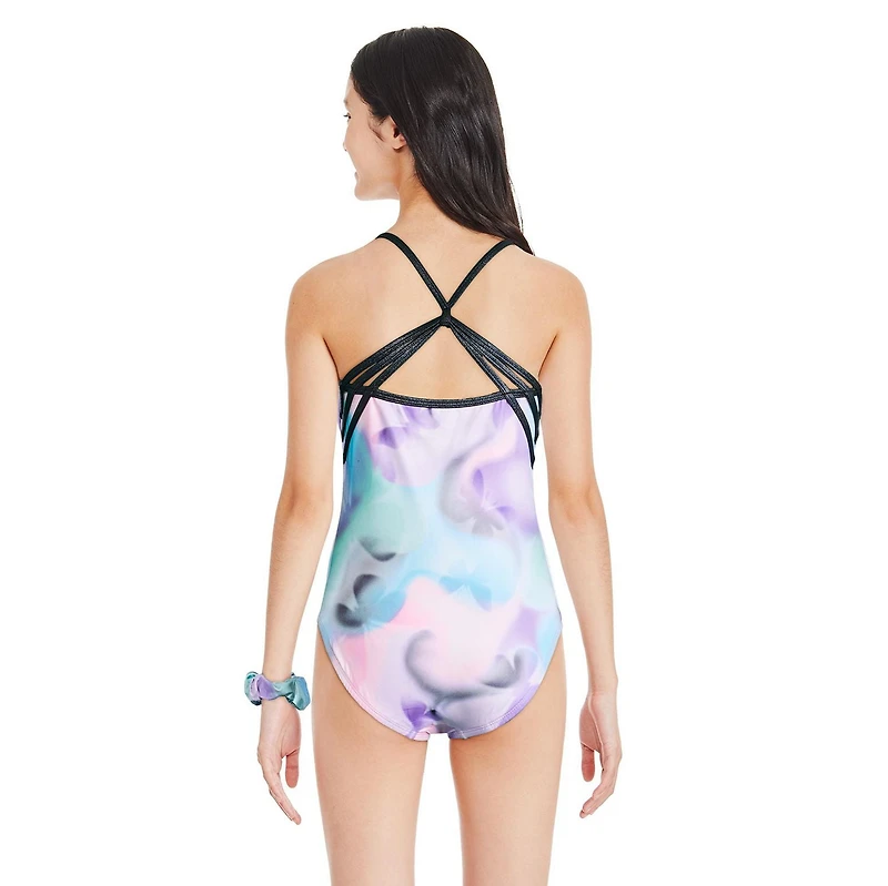 Justice Girls' Strappy Bodysuit 2-Piece Set, Sizes XS-XL