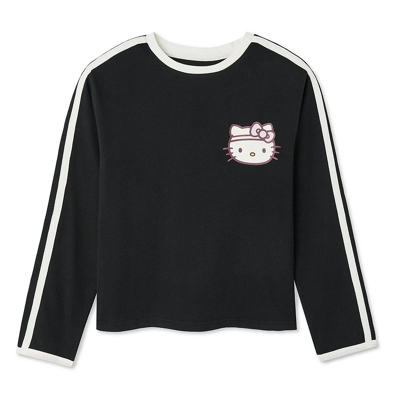 Hello Kitty Girls' Long Sleeve Tee, Sizes XS-XL