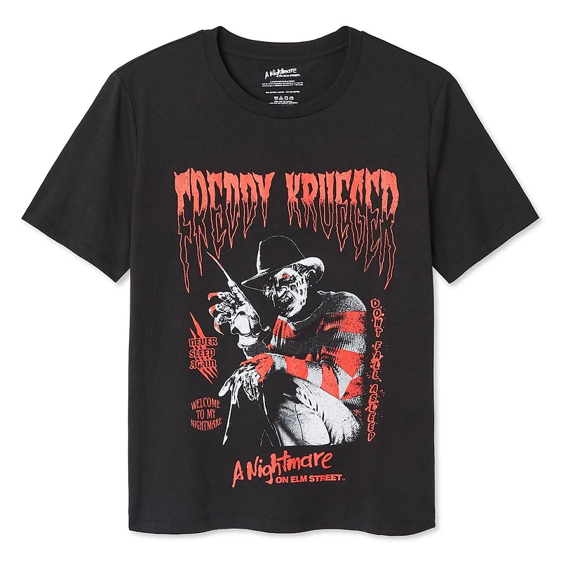 T-shirt à manches courtes Les Griffes de la nuit pour femmes Tailles TP–TG
