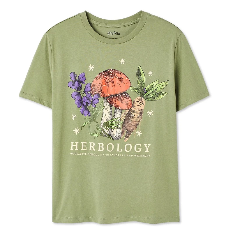 T-shirt à manches courtes Harry Potter pour femmes Tailles TP–TG