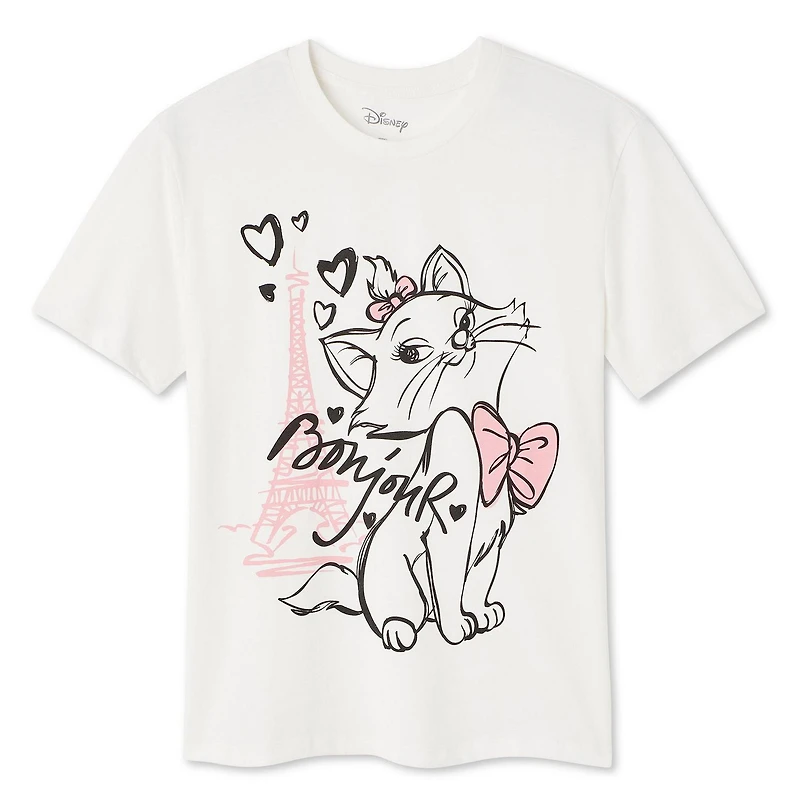 T-shirt Marie Disney pour femmes Tailles TP–TG
