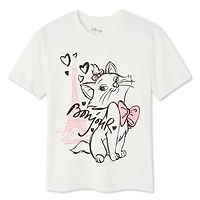 T-shirt Marie Disney pour femmes Tailles TP–TG