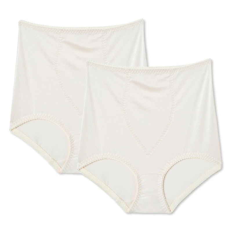 Lot de 2 culottes maintien léger George pour femmes Tailles M-2XL