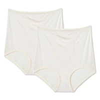 Lot de 2 culottes maintien léger George pour femmes Tailles M-2XL