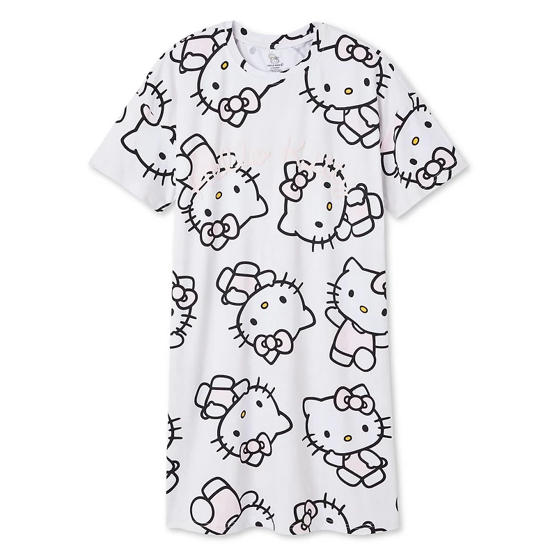 Hello Kitty Women's Nightgown, Sizes XS-XL