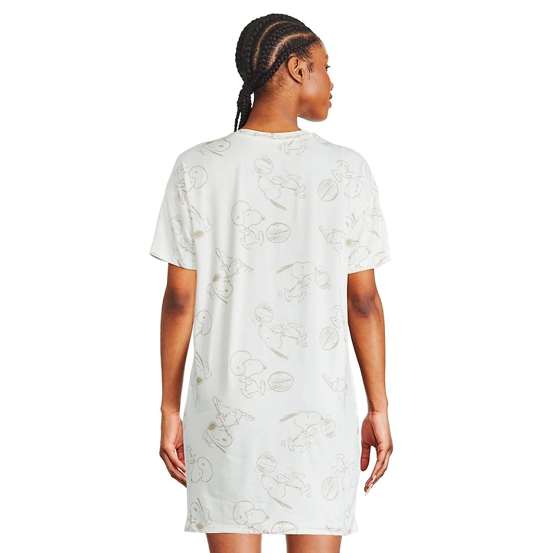 Peanuts Women's Snoopy Nightgown, Sizes XS-XL