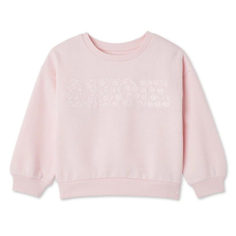 Coton ouaté à encolure ras du cou George pour petites filles Tailles 2T-5T