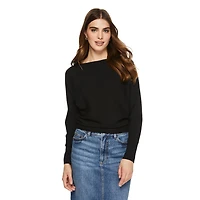 George Women's Ribbed Dolman Sweater, Sizes XS-XXL