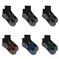 Fruit of the Loom Boys' 6 Pack Ankle Socks