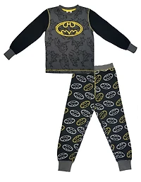 Batman Boy's 2-Piece Long Sleeve Pajama Set