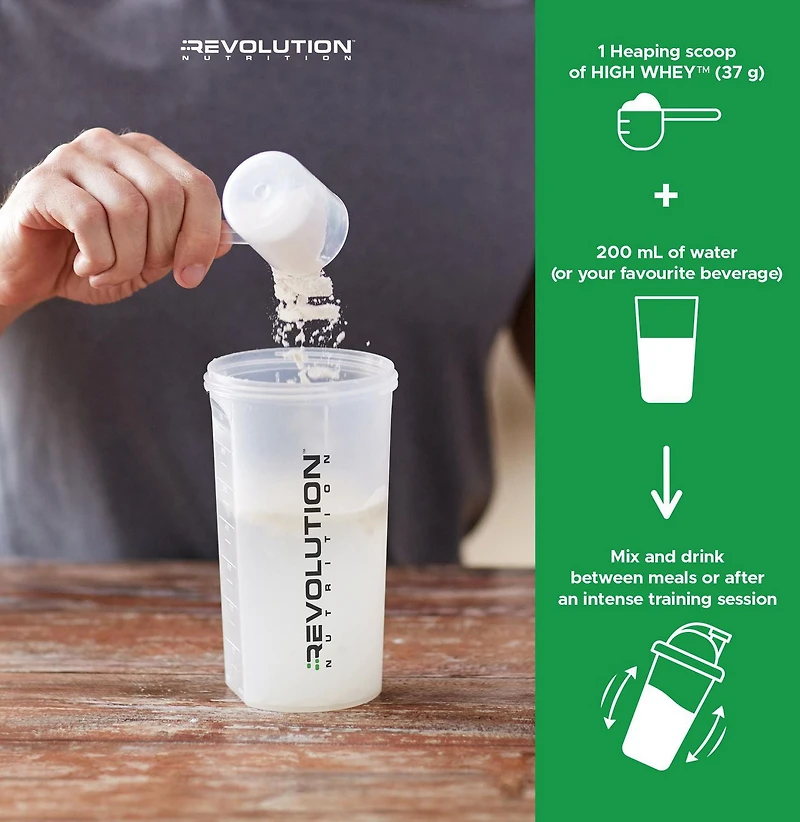 High Whey, High quality whey protein formula