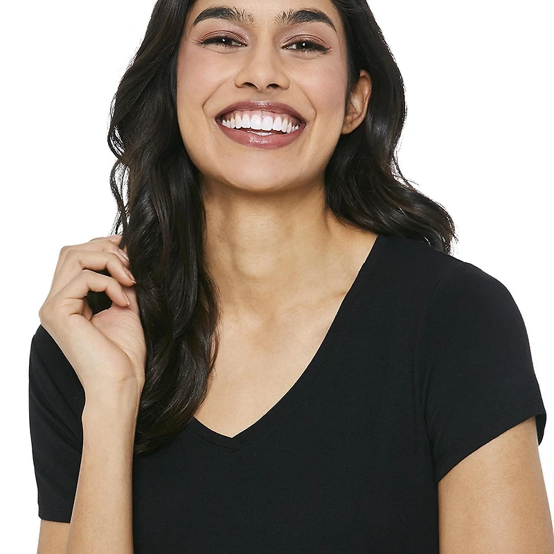 George Women's Drapey V-Neck Tee