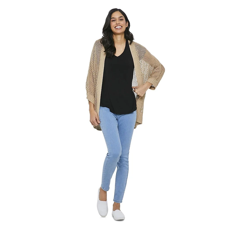 T-shirt drapé avec encolure en V George pour femmes