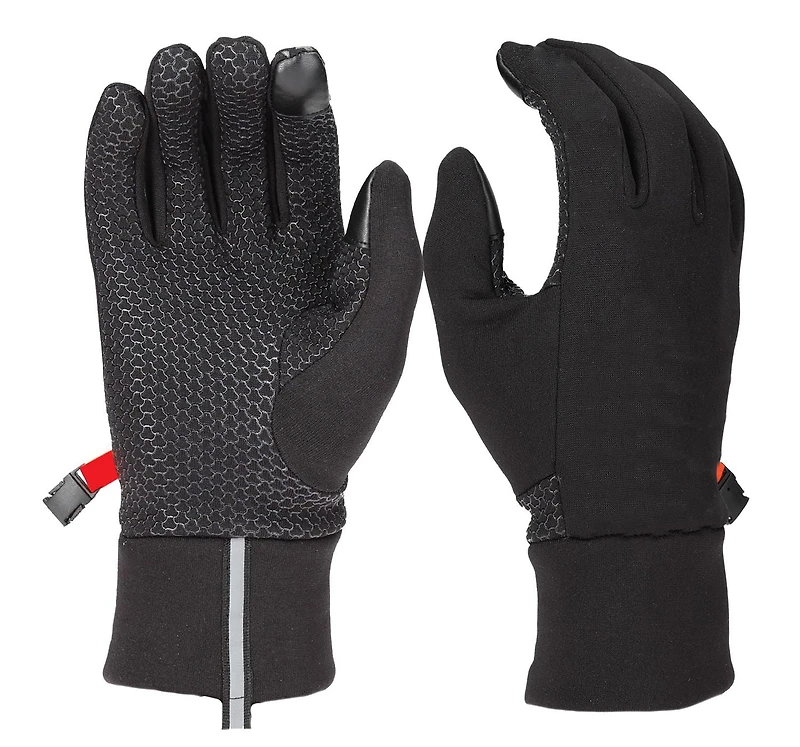 Zero Degree men's power stretch running glove, Zero Degree men's running glove