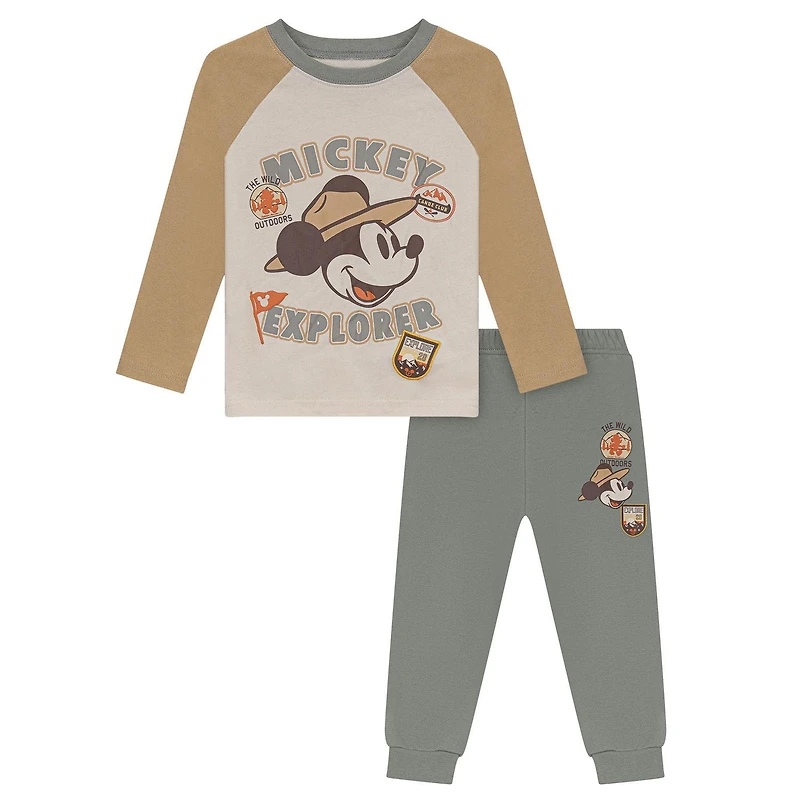 Disney Mickey Mouse Fleece Jogger Pants Set