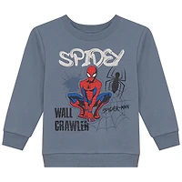 Marvel Spiderman Pull En Polaire Tailles: 2T - 5T