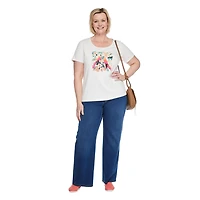 Iyla Women's Plus Knit Denim Pant, Sizes 1X-4X