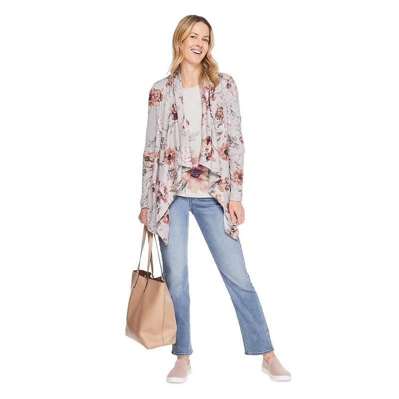 Haut en hacci à manches ¾ Iyla pour femmes Tailles P-TTG